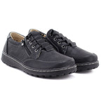 Women's comfortable black shoes Vinceza 87724