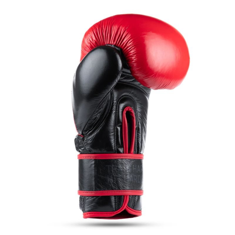 Warrior RED Genuine Leather Boxing Gloves rękawice treningowe Your Sports Performance