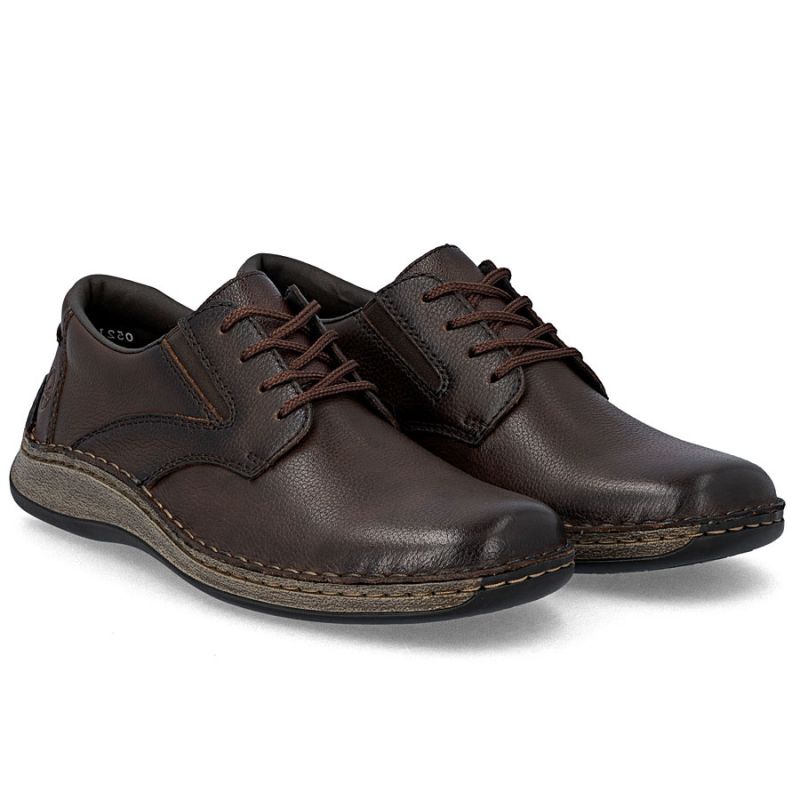 Rieker 05211-25 men's comfortable brown leather shoes To be categorized Your Sports Performance