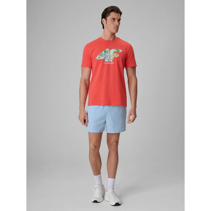 Men's regular printed T-shirt 4F 4FRSS26TTSHM4305-63S 4f