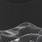 Women's T-shirt 4F F2785 deep black 4FWSS26TTSHF2785 20S