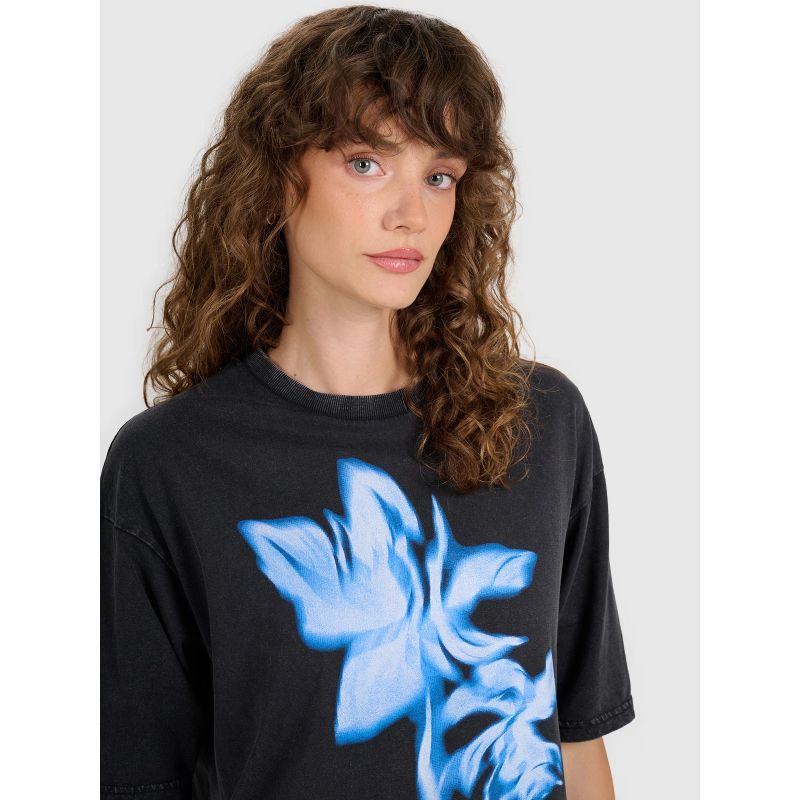 Women's oversize printed T-shirt 4F 4FRSS25TTSHF2747-20S *Kategoria tymczasowa Your Sports Performance