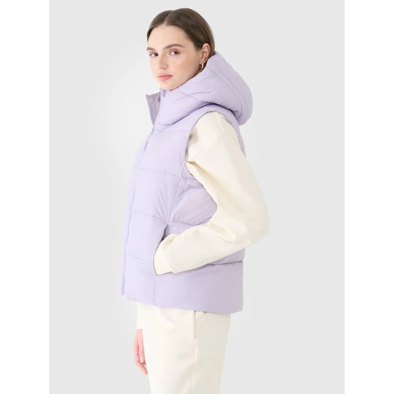 Women's down vest with synthetic filling 4FWSS25TVJAF183-52S *Kategoria tymczasowa Your Sports Performance
