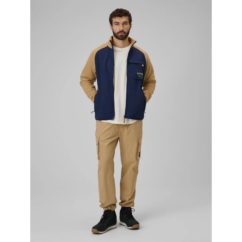 Regular fleece with stand-up collar men's 4F 4FRAW25TFLEM446-83S