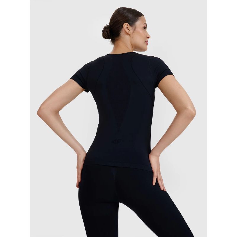 Women's quick-drying yoga and pilates t-shirt 4F 4FWSS25TFTSF1270-20S 4f