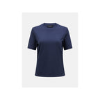 Peak Performance W Original Small Logo Tee Blue