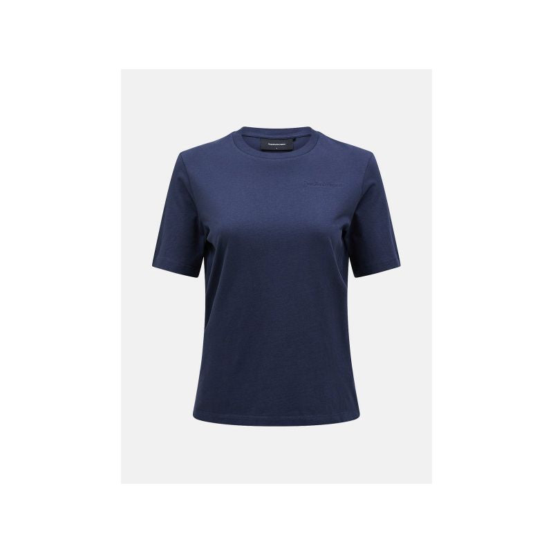 Peak Performance W Original Small Logo Tee Blue