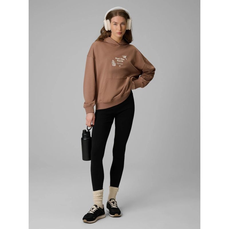Women's loose sweatshirt with hood 4F 4FRSS26TSWSF2836-83S 4f