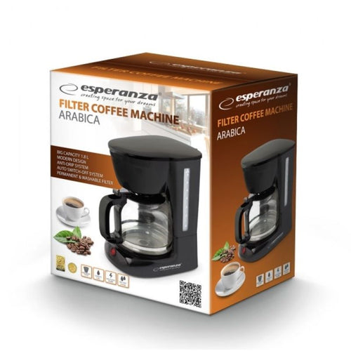 Esperanza Arabica EKC005 drip coffee machine (950W; black) AGD - Produkty/Ekspresy do kawy Your Sports Performance