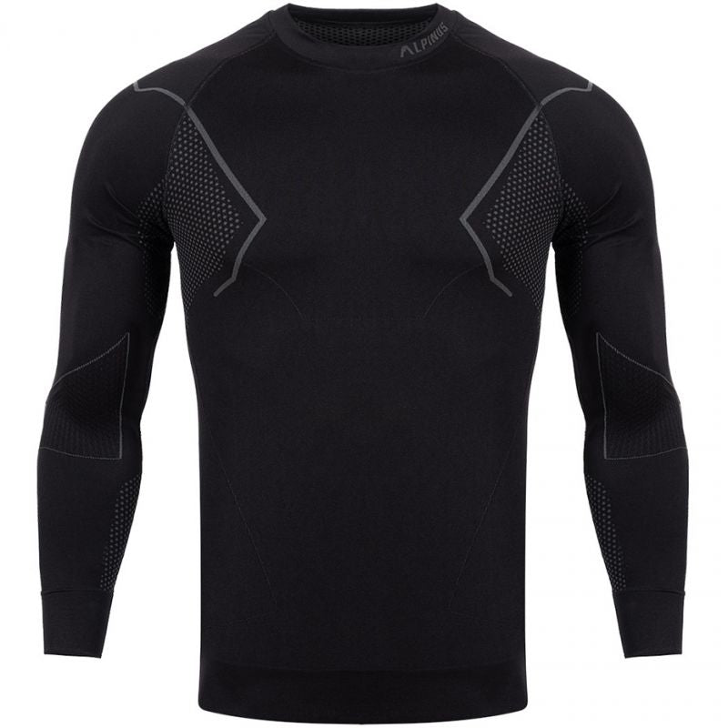 Alpinus Active Base Layer Set thermoactive underwear black and gray M GT43257 Clothing/Ski/Alpinus Your Sports Performance