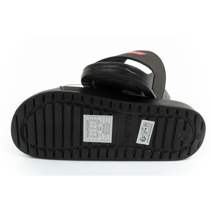 Levi's women's sports slippers comfortable fashionable black shoes Levis