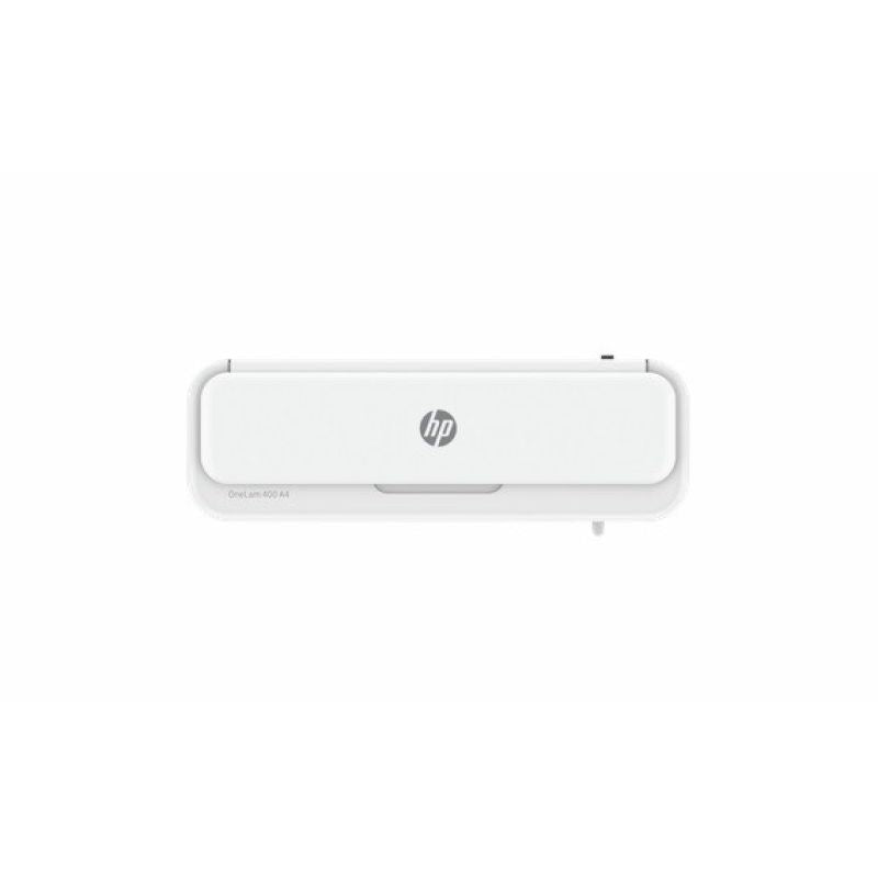 HP ONELAM Laminator 400 A4, cold/hot, integrated trimmer, corner rounder, speed 40cm/min + 15 pouches: 3xA4, 4xA5, 4xA6, 4xB-CARD, white Urządzenia biurowe/Laminatory Your Sports Performance
