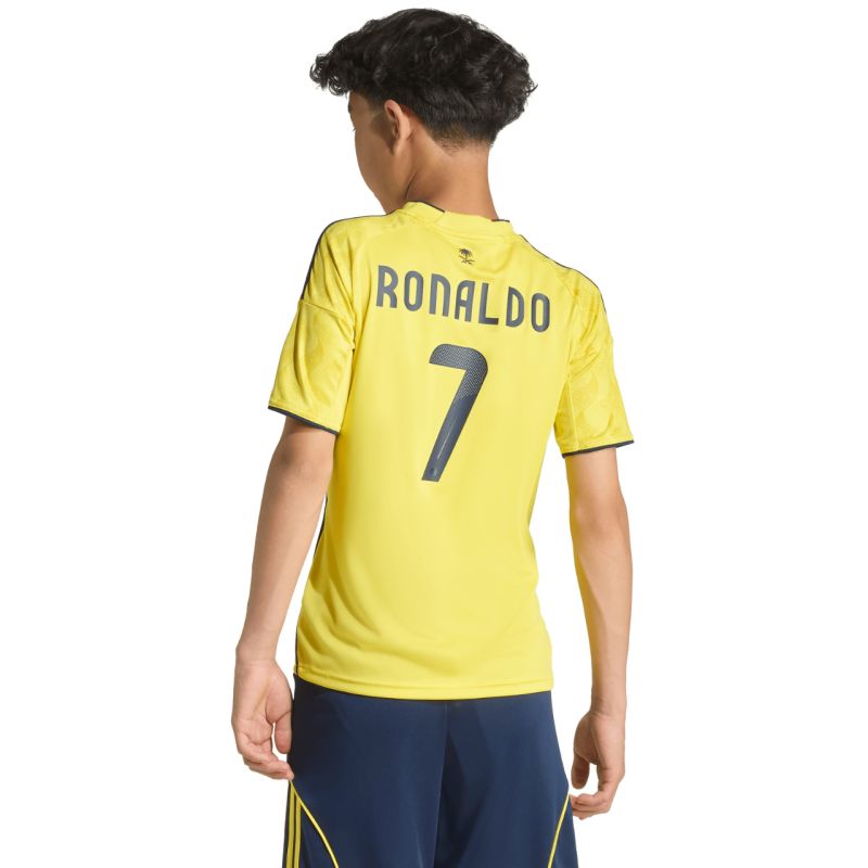 adidas Al Nassr FC 2025/2026 Home Jersey for Kids, Yellow JN7981