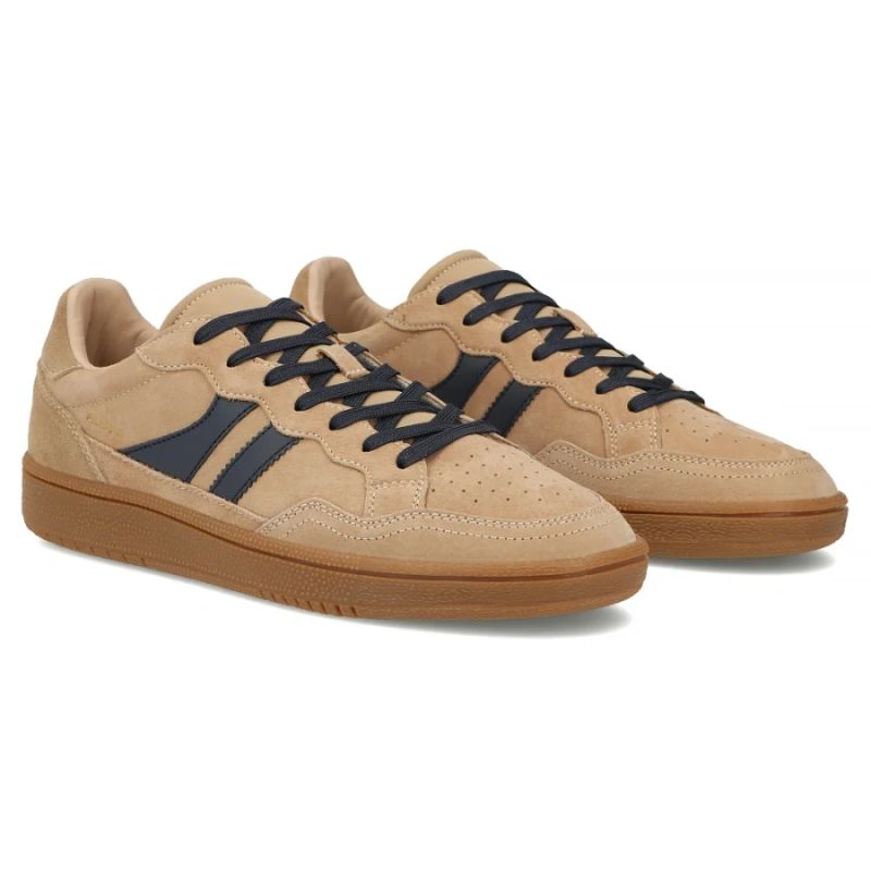 Men's leather shoes, beige sneakers, Filippo MP7794 Filippo