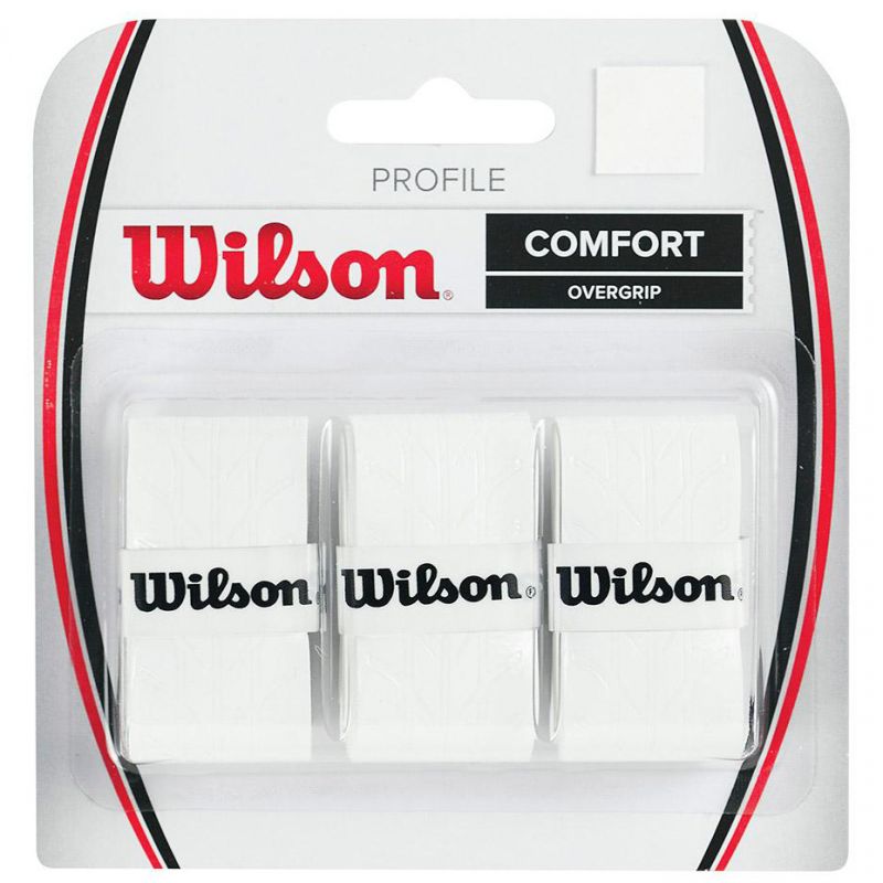 Wrapper Wilson Profile Overgrip 3pcs WRZ4025WH Accessories/Rackets and accessories Your Sports Performance