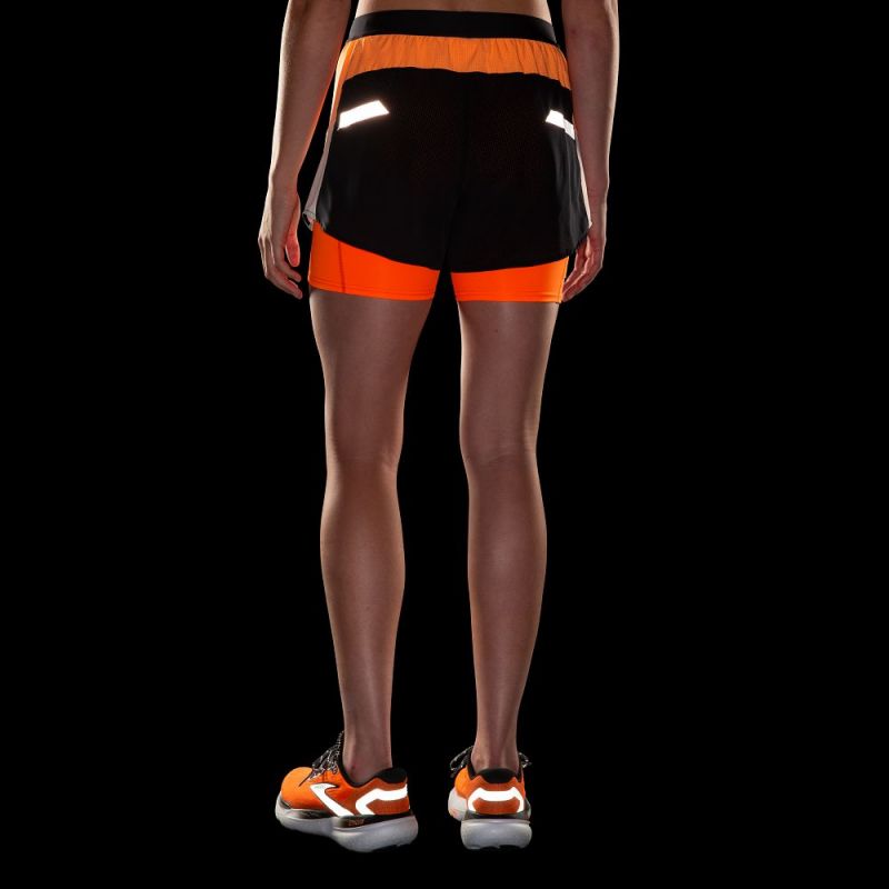 Women's Run Visible 4" 2in1 Short 2.0 Running Shorts Import z Brooks/Brooks/Spodenki Your Sports Performance