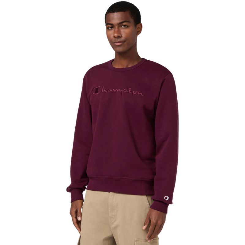 Champion Crewneck Sweatshirt Burgundy 220272 RS522 Clothing Your Sports Performance
