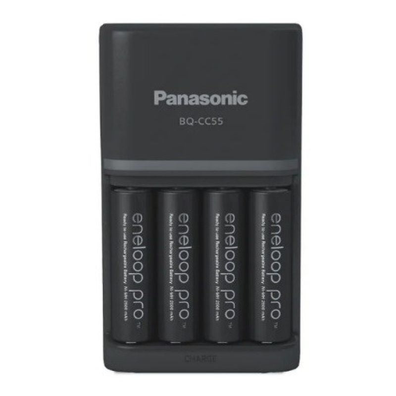 PANASONIC SMARTPLUS CHARGER + 4x AA ENELOOP PRO 2500 mAh Baterie, akumulatorki i ładowarki/Ładowarki akumulatorowe (bez akumulatorków) Your Sports Performance