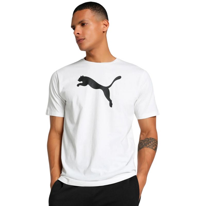 Puma Team Rise Logo Jersey Cotton M 658705 04 Clothing/Lifestyle/T-shirts Puma
