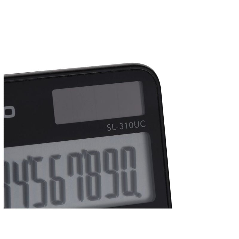 CASIO POCKET CALCULATOR SL-310UC-BK BLACK, 10-DIGITAL DISPLAY In preparation Your Sports Performance