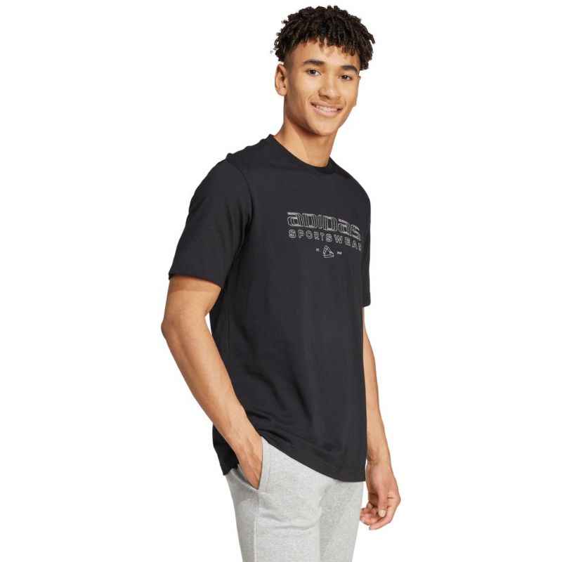 T-shirt adidas Tech Linear Graphic M IW2651 Clothing/Lifestyle/T-shirts Adidas