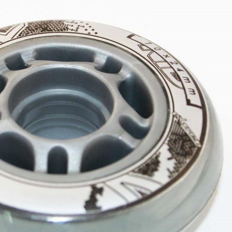 PU 70x24 82A TRANSPARENT WHEELS (4 pcs.) NILS EXTREME In preparation Your Sports Performance