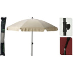 GARDEN UMBRELLA 185 CM CREAM Home and Garden/Garden Your Sports Performance