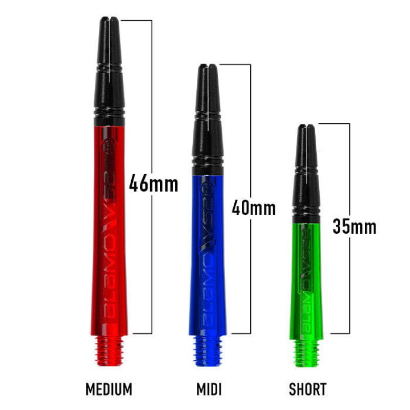 Harrows Alamo VS2 Shafts Black In preparation Your Sports Performance