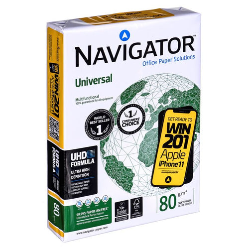 Office copier paper Universal Premium Navigator 8247A80 (A4; 80g/m2; 500 sheets; white paper) Artykuły papiernicze/Papier Xero Your Sports Performance