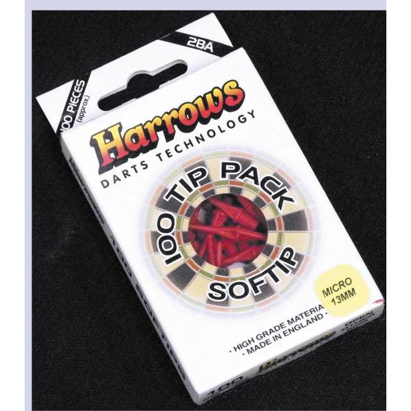 Softip Harrows Spare Micro Dart Tips 100 pcs In preparation Your Sports Performance