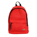 Lacoste Néocroc Unisex Fabric Backpack Red S - NH2860NE-883 Akcesoria i sprzęt koszykarski/Torby i plecaki Your Sports Performance