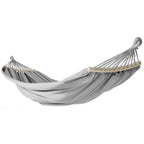 GARDEN HAMMOCK 2-PERSON LUXE XXL 250x150CM WITH SPREADER BAR AND COVER GRAY 1031170 Home and Garden/Garden Your Sports Performance