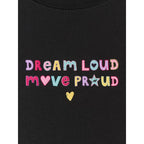 Girls' loose T-shirt with print 4F 4FJRSS26TTSHF4137-20S 4f