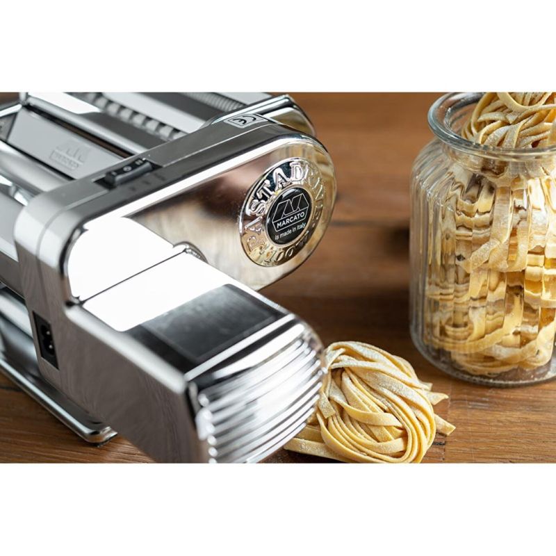 Atlas Pasta Machine with Motor, Stainless Steel, Silver AGD - Produkty/Maszynki do makaronu Your Sports Performance