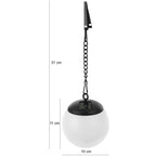 SOLAR LAMP PLASTIC BALL HANGING WITH CLIP 10X30CM SET OF 2 PCS Home and Garden/Lighting Your Sports Performance