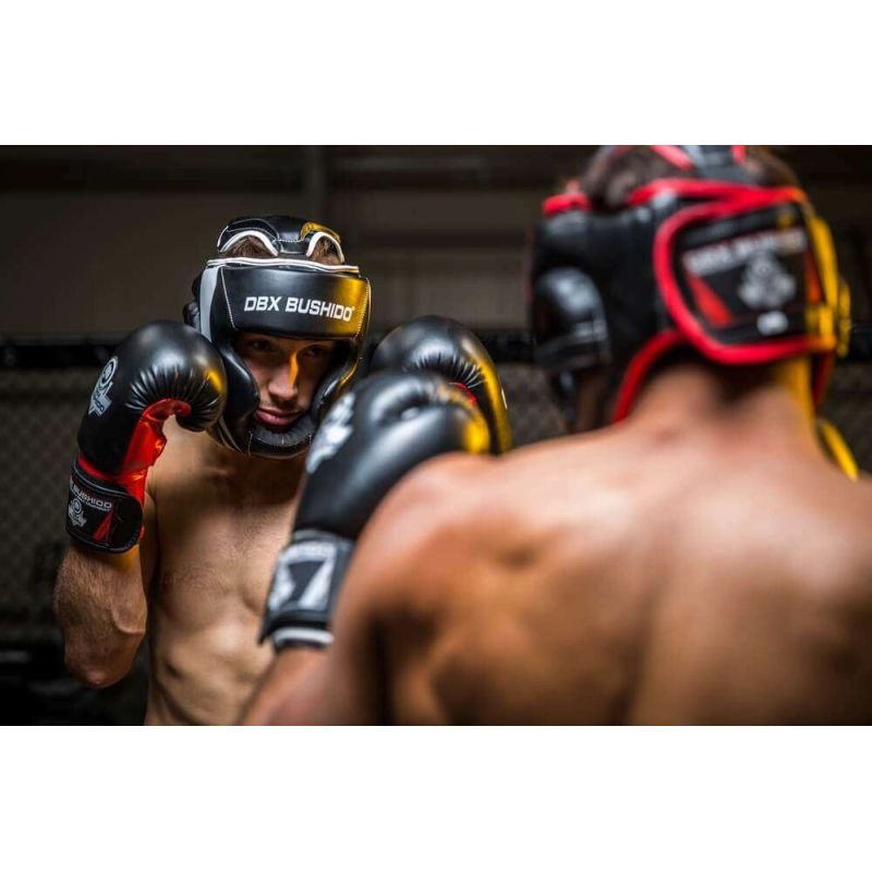 M Boxing Helmet - Phantom White DBX Bushido