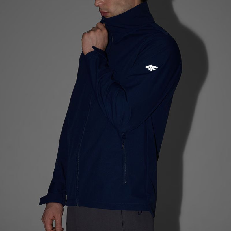 Men's softshell jacket 4F M548 navy blue 4FWSS26TSOFM548 31S