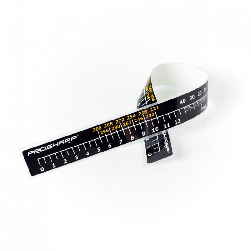 Prosharp Blade Profile Measure Sticker In preparation Your Sports Performance