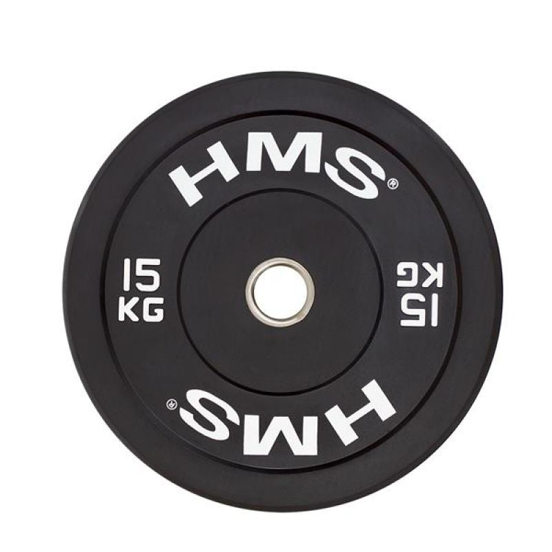 HMS BLACK BUMPER Olympic plate 15 kg BBR15 Accessories/Training equipment Your Sports Performance