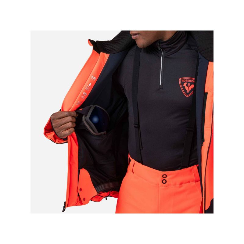 ROSSIGNOL Hero Blackside Insulated Jkt Men's Ski Jacket Red