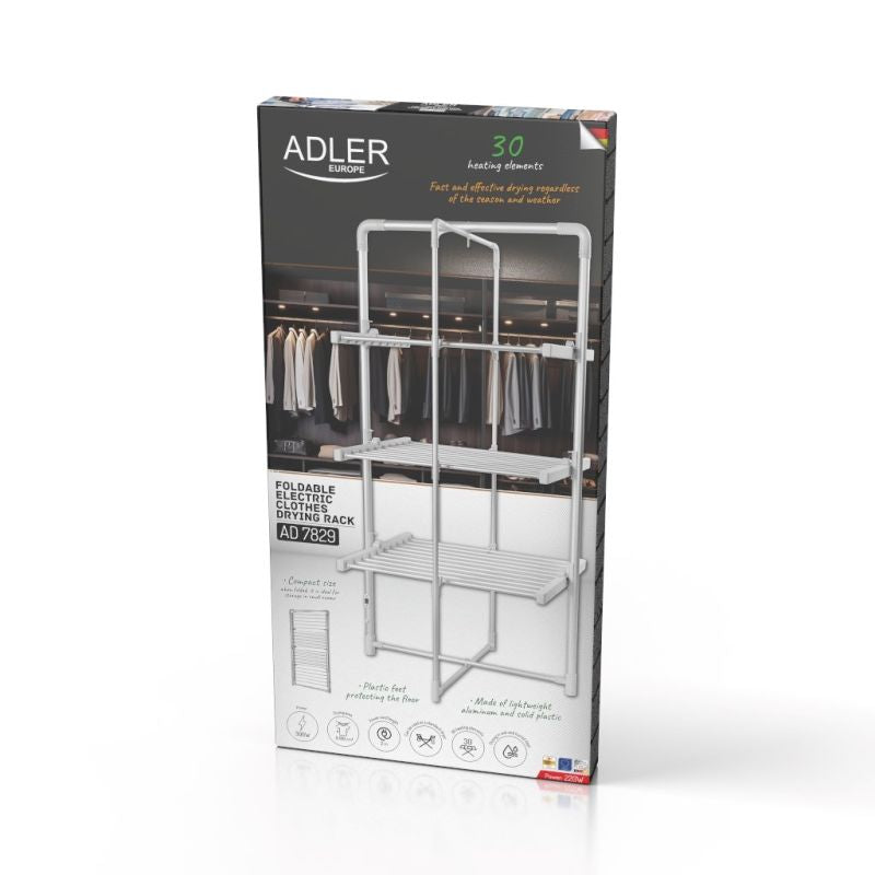 Adler AD 7829 Foldable Electric Clothes Dryer AGD - Produkty/Suszarki łazienkowe i wolnostojące Your Sports Performance