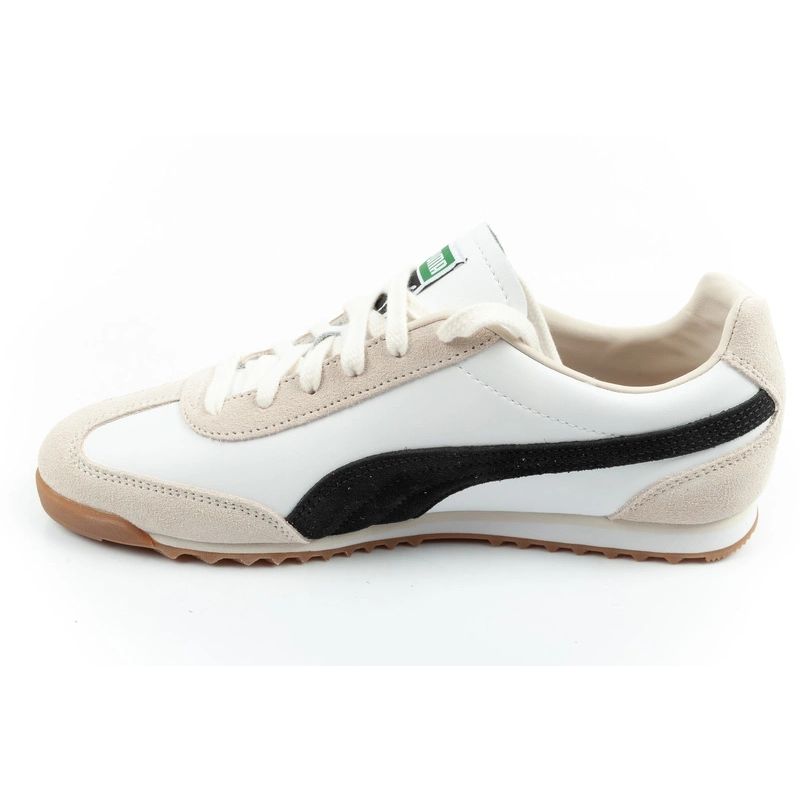 Puma Arizona Retro Beige Leather Unisex Women's Sports Shoes