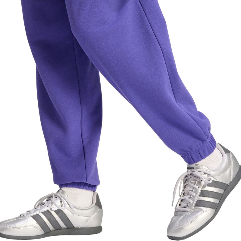 adidas Essentials Linear French Terry Cuffed Women's Pants Purple KF8363