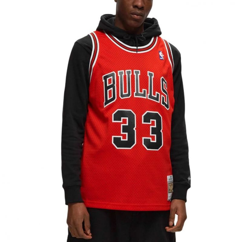 Mitchell & Ness Men's Chicago Bulls NBA Swingman Jersey Scottie Pippen #33 SMJYGS18153-CBUSCAR97SPIN In preparation Your Sports Performance