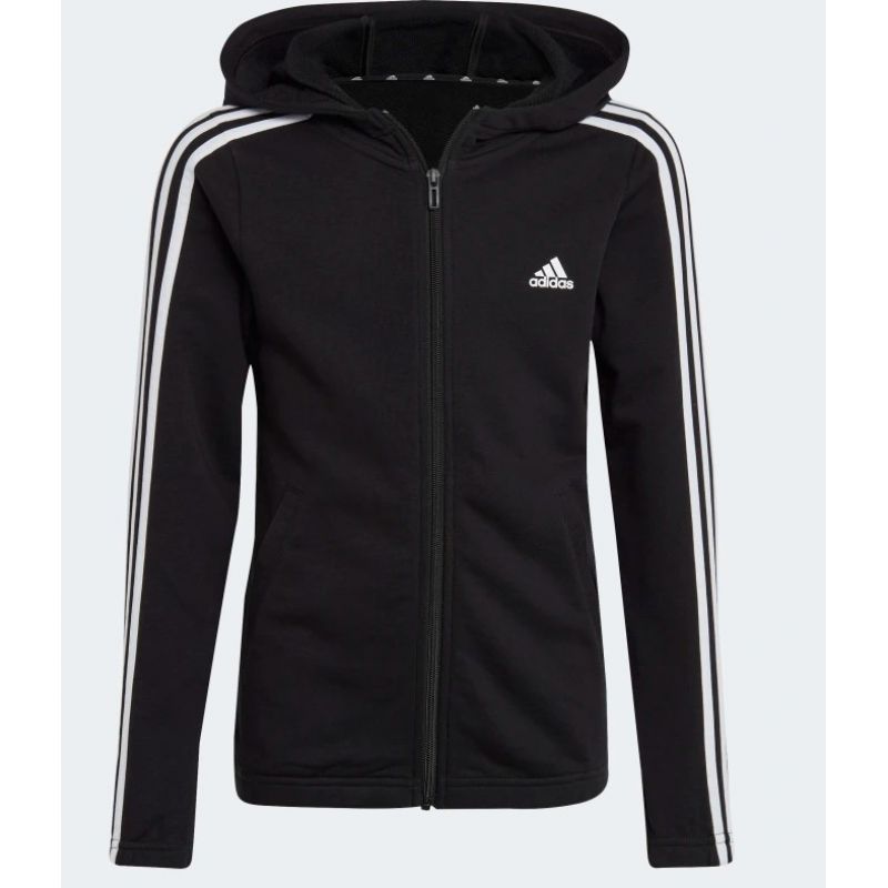 Sweatshirt adidas Essentials 3 Stripes Full-Zip Hoodie Jr. IC3634 Clothing/Lifestyle Adidas
