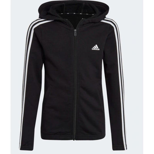 Sweatshirt adidas Essentials 3 Stripes Full-Zip Hoodie Jr. IC3634 Clothing/Lifestyle Adidas