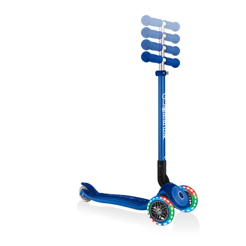 Scooter 3 wheels Globber Primo Foldable Plus Lights Jr 439-100 Accessories/Skating/Hulajnogi Your Sports Performance
