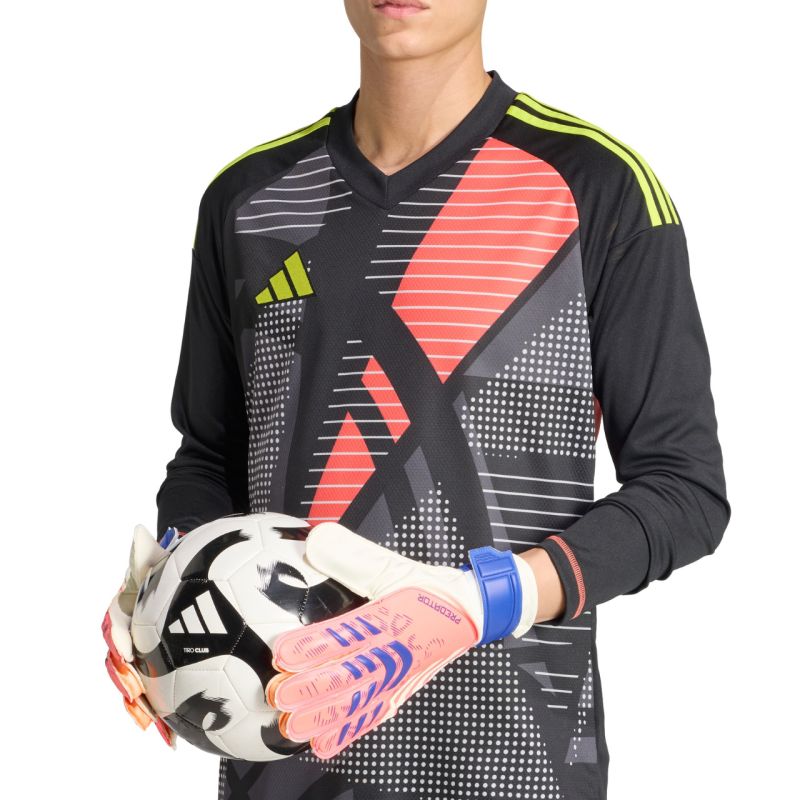 adidas Predator Glove Training Goalkeeper Gloves White and Orange JN5355 adidas