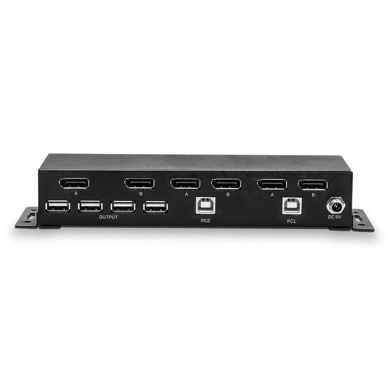 LINDY 2-Port Dual-Head DisplayPort 1.2 Switch Kable i adaptery/Kable DisplayPort Your Sports Performance