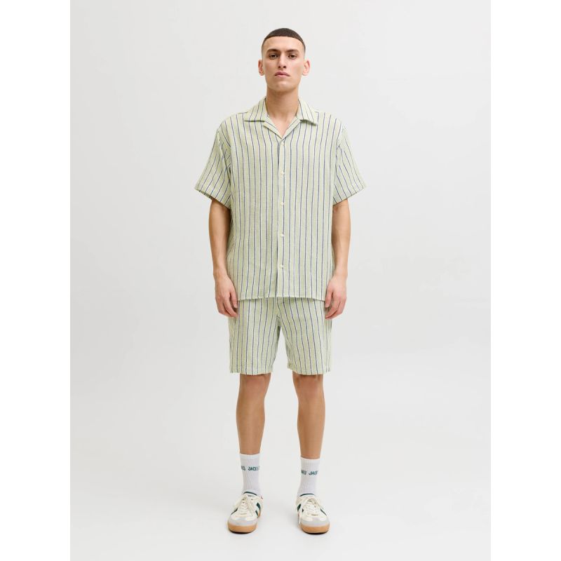 Jack&Jones men's striped shorts JPSTJAIDEN COBA STRIPE JOG SHORTS REG SN 12274413 TEA/STRIPES Jack&Jones